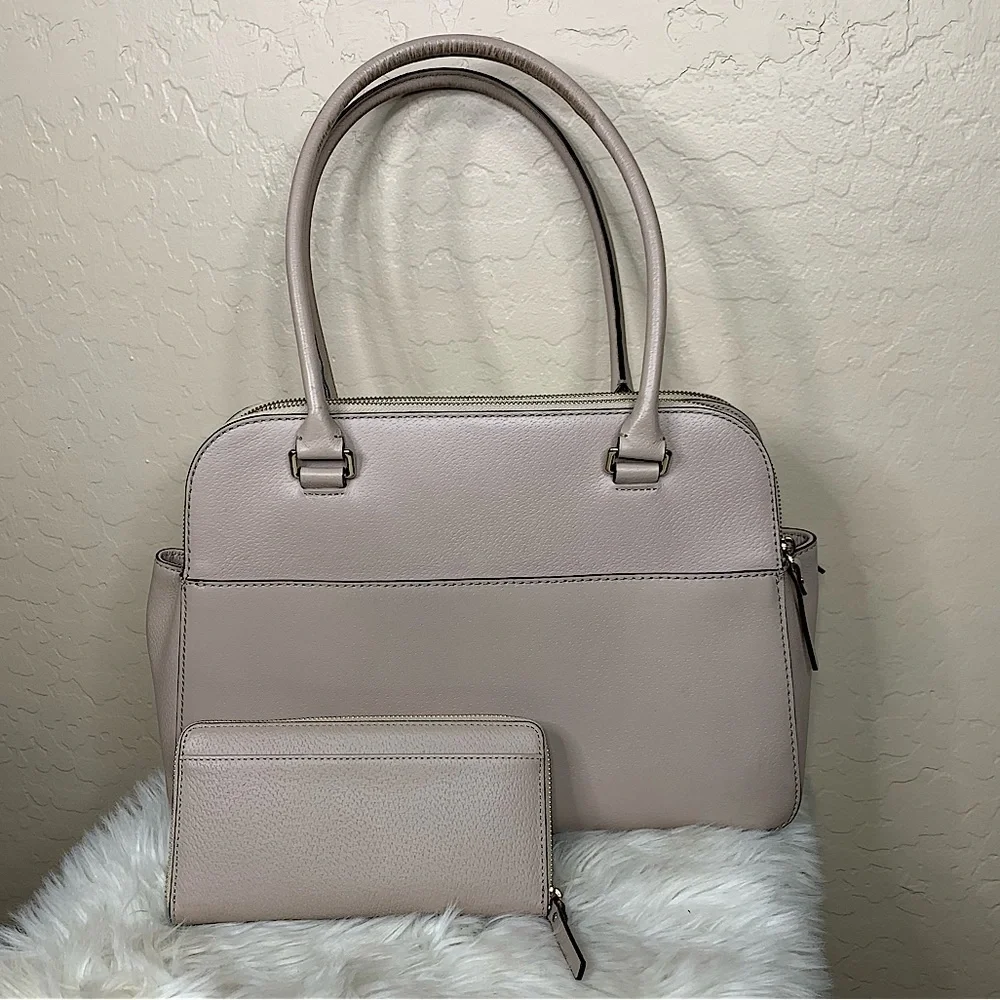 Kate Spade Almandine Terri Grove Street Bag and Neda Wallet Set